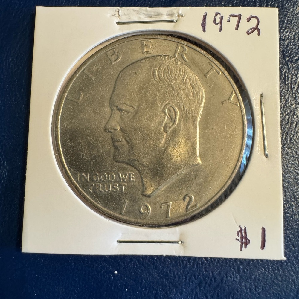 1972 Eisenhower Dollar Coin